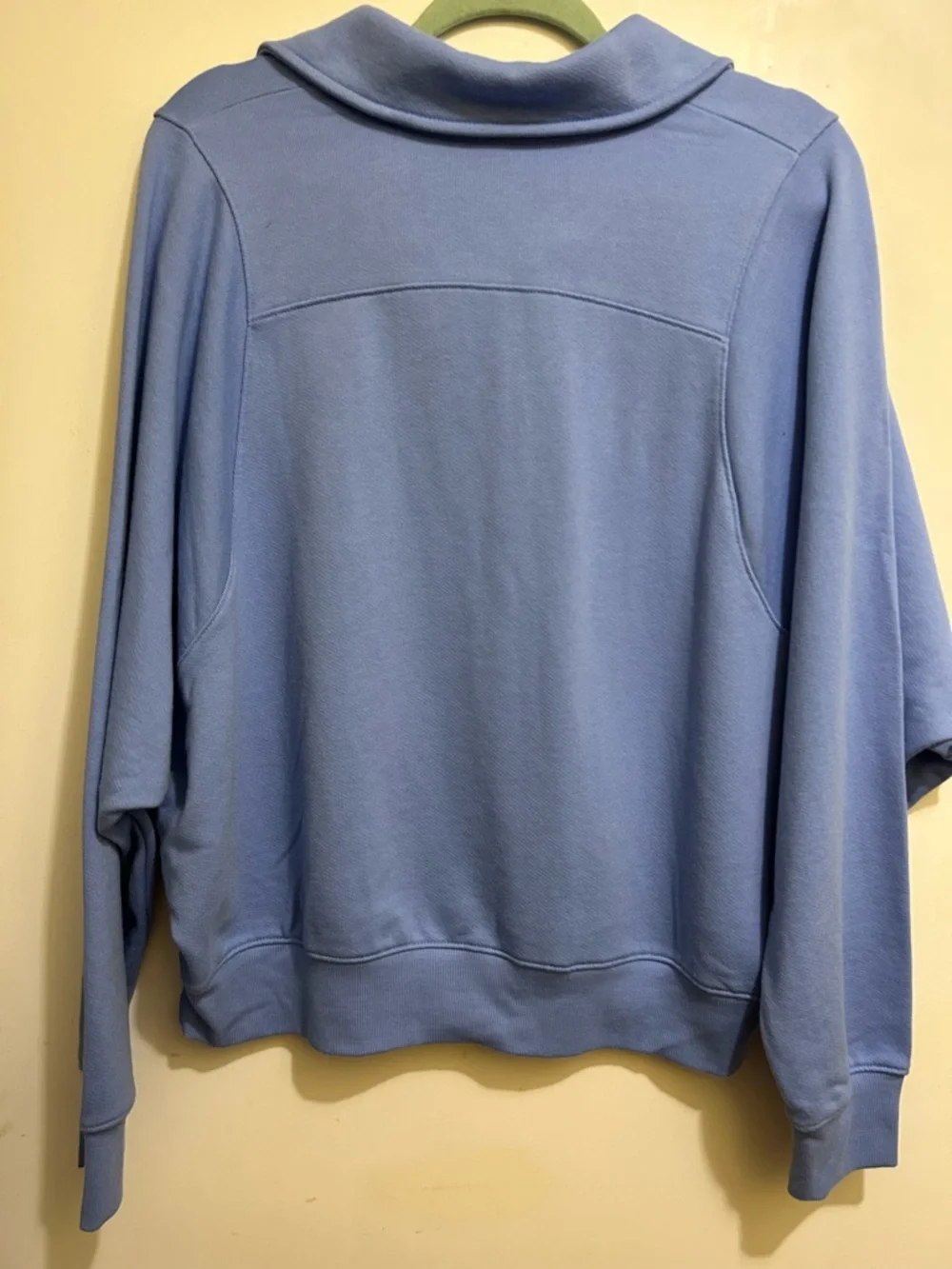 Wild Fable NWT Blue 1/2 Zip Pullover W/‘I love sports, no joke.' Embroidery, XXL - Picture 7 of 9